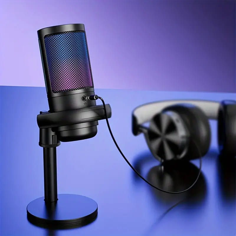 Professional RGB USB Condenser Microphone